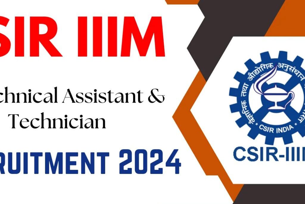 CSIR IIIM Recruitment