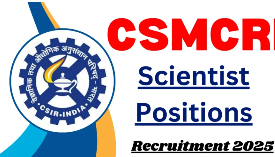 CSMCRI Scientist Recruitment