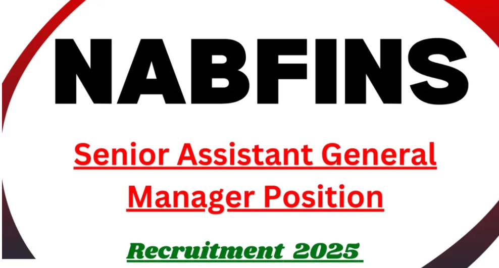 NABFINS Recruitment 2025 for Senior Assistant General Manager