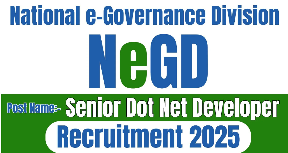 NeGD Senior Dot Net Developer Recruitment 2025