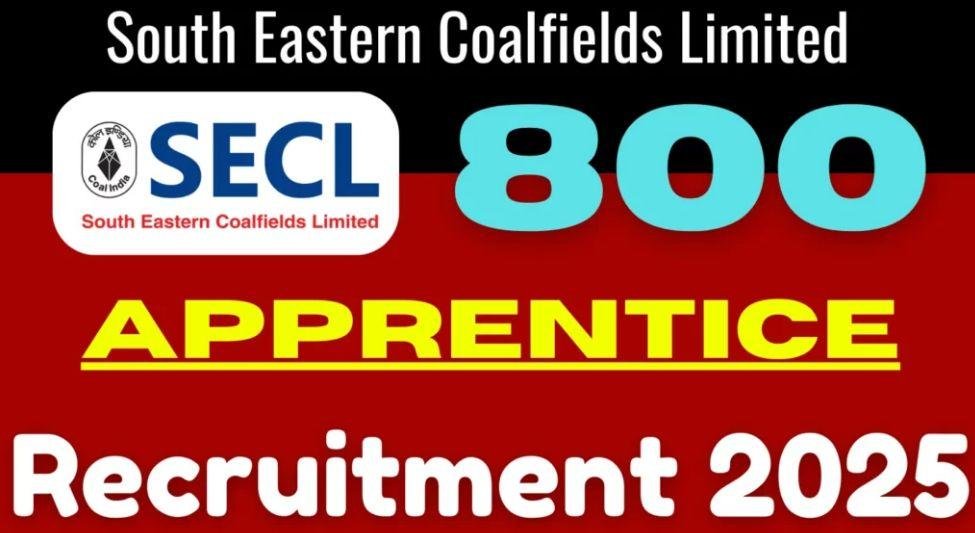 South Eastern Coalfields (SECL) Apprentice Recruitment 2025 Notification