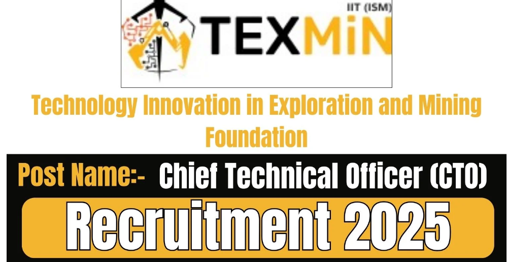 TEXMiN CTO Recruitment 2025 Notification Out