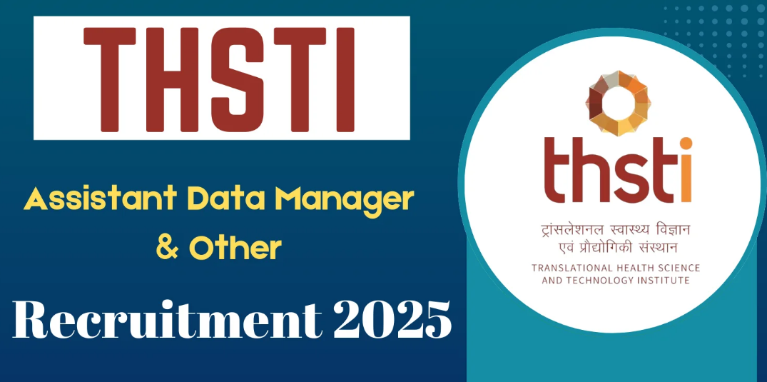 THSTI Assistant Data Manager Recruitment 2025