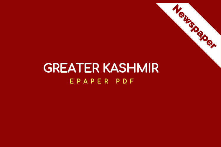 Today's Greater Kashmir ePaper PDF Download Free Newspaper