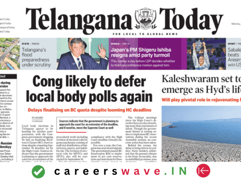 Telangana Today epaper
