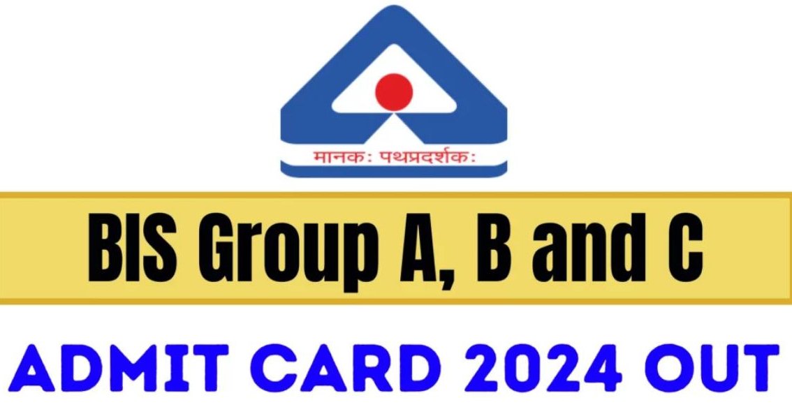 BIS Admit Card 2024, Hall Ticket Download for Group A, B, and C Posts