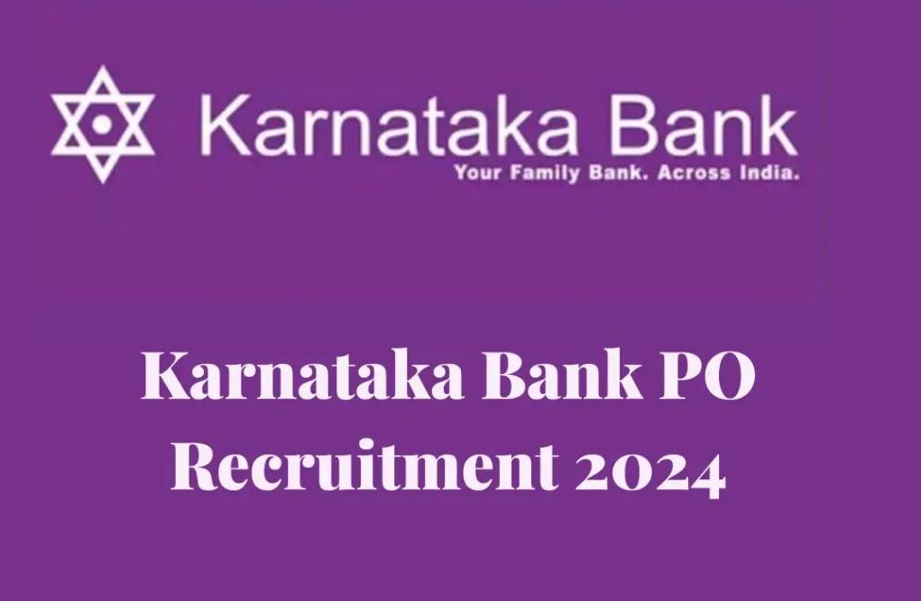 Karnataka Bank PO Recruitment 2024 Notification