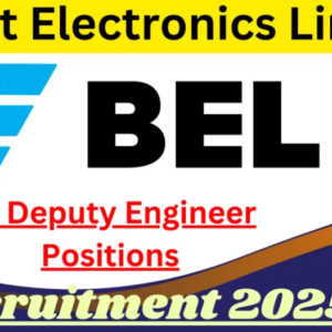 BEL Deputy Engineer Recruitment