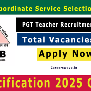 Delhi DSSSB PGT Teacher Recruitment 2025 for 432 Posts