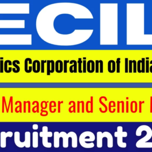 ECIL Manager Recruitment