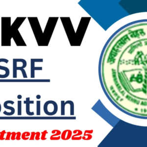 JNKVV SRF Recruitment 2025 Notification