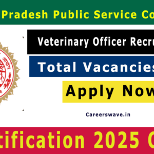 MPPSC Veterinary Officer Recruitment 2025 for 192 Vacancies