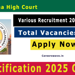 TS High Court Recruitment 2025 Notification for 1673 Vacancies