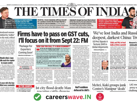 Times of India epaper